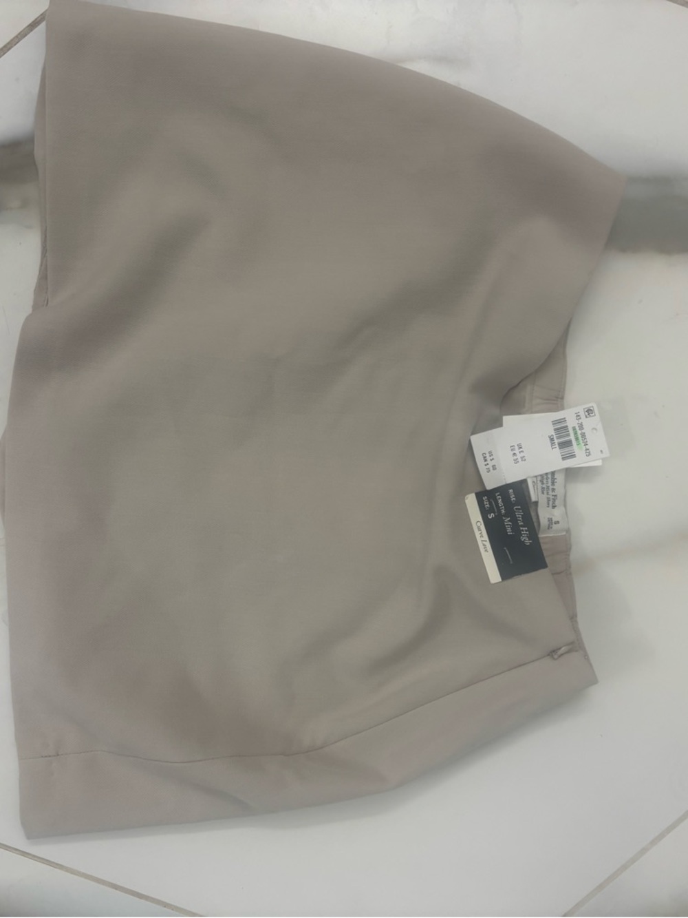 Abercrombie & Fitch Taupe Mini Skirt